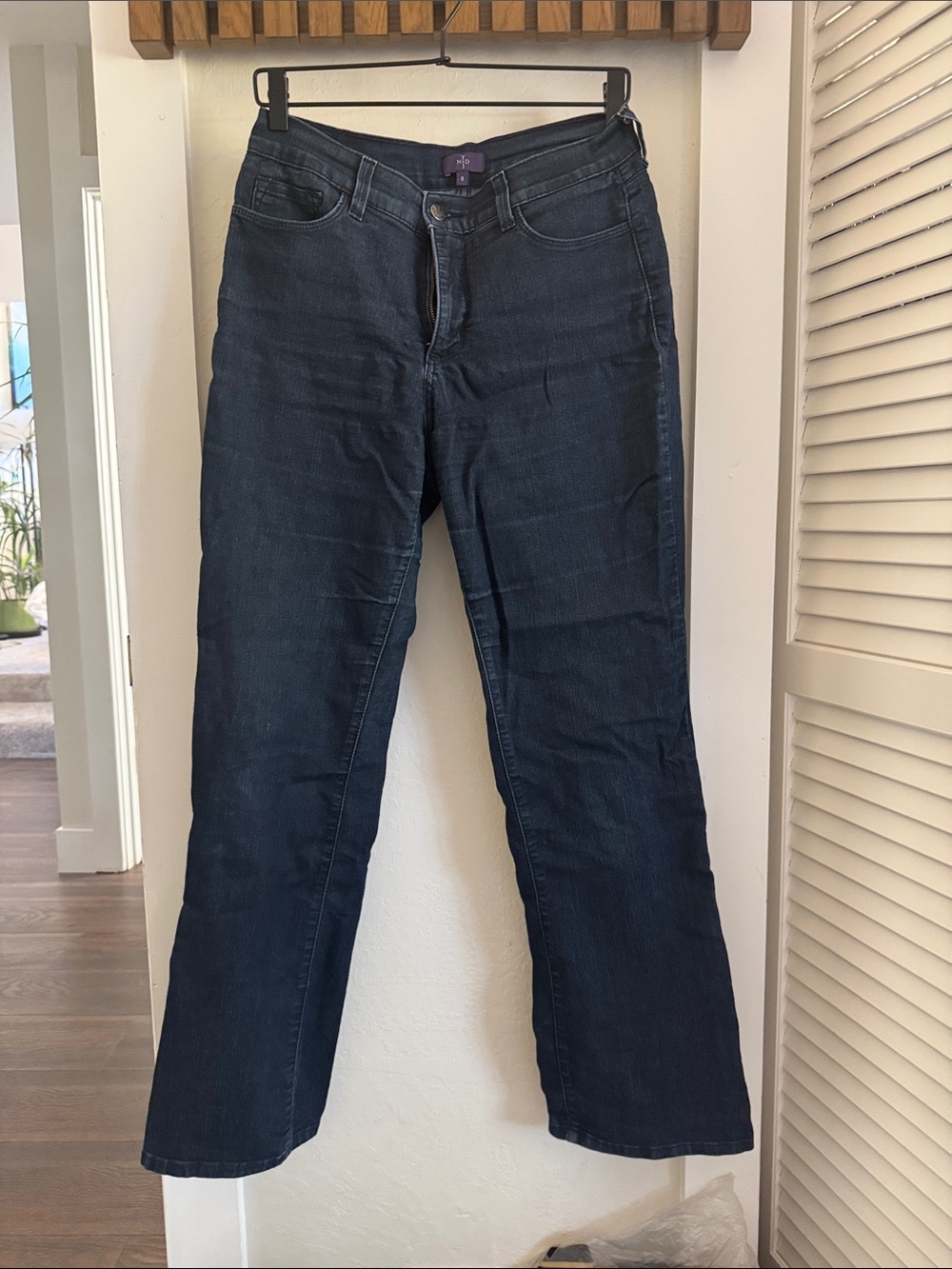 NYDJ Women's Dark Blue Boot-Cut Jeans